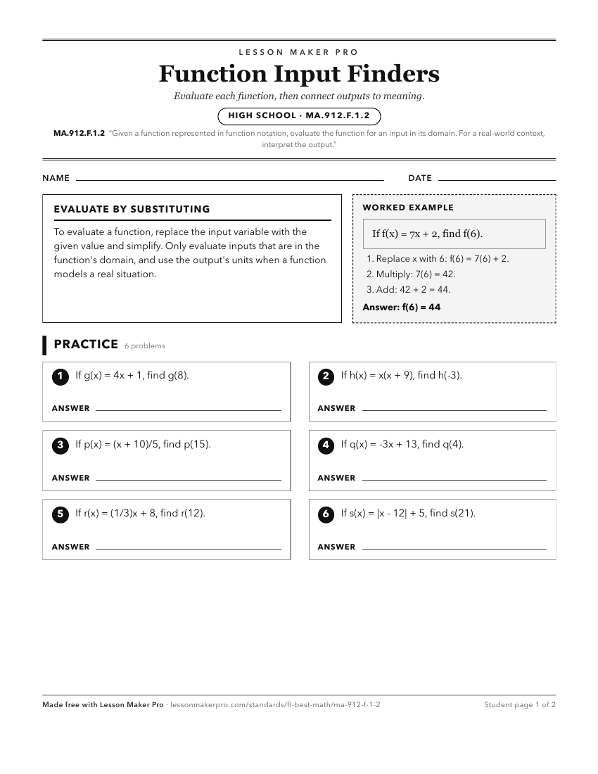 Preview of the MA.912.F.1.2 printable worksheet