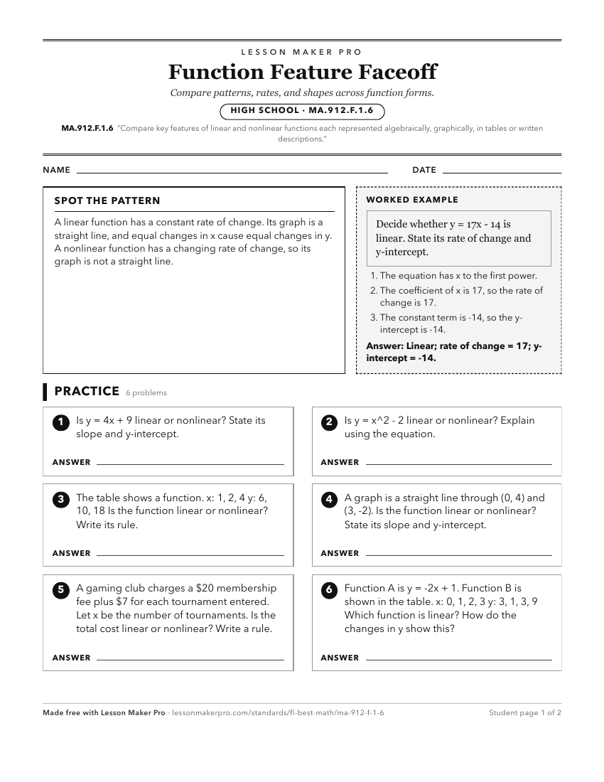Preview of the MA.912.F.1.6 printable worksheet