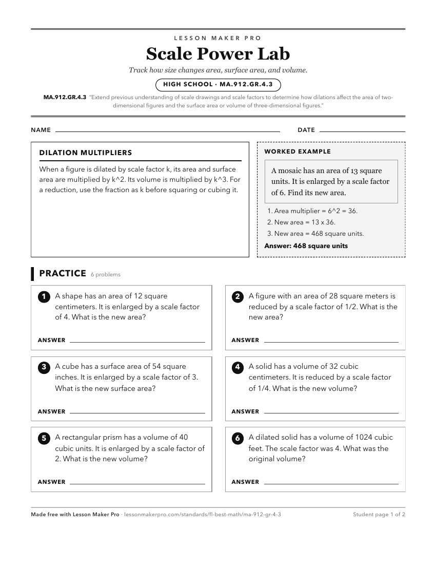 Preview of the MA.912.GR.4.3 printable worksheet