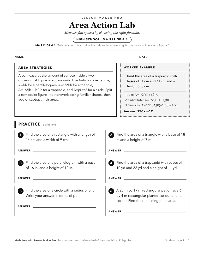 Preview of the MA.912.GR.4.4 printable worksheet
