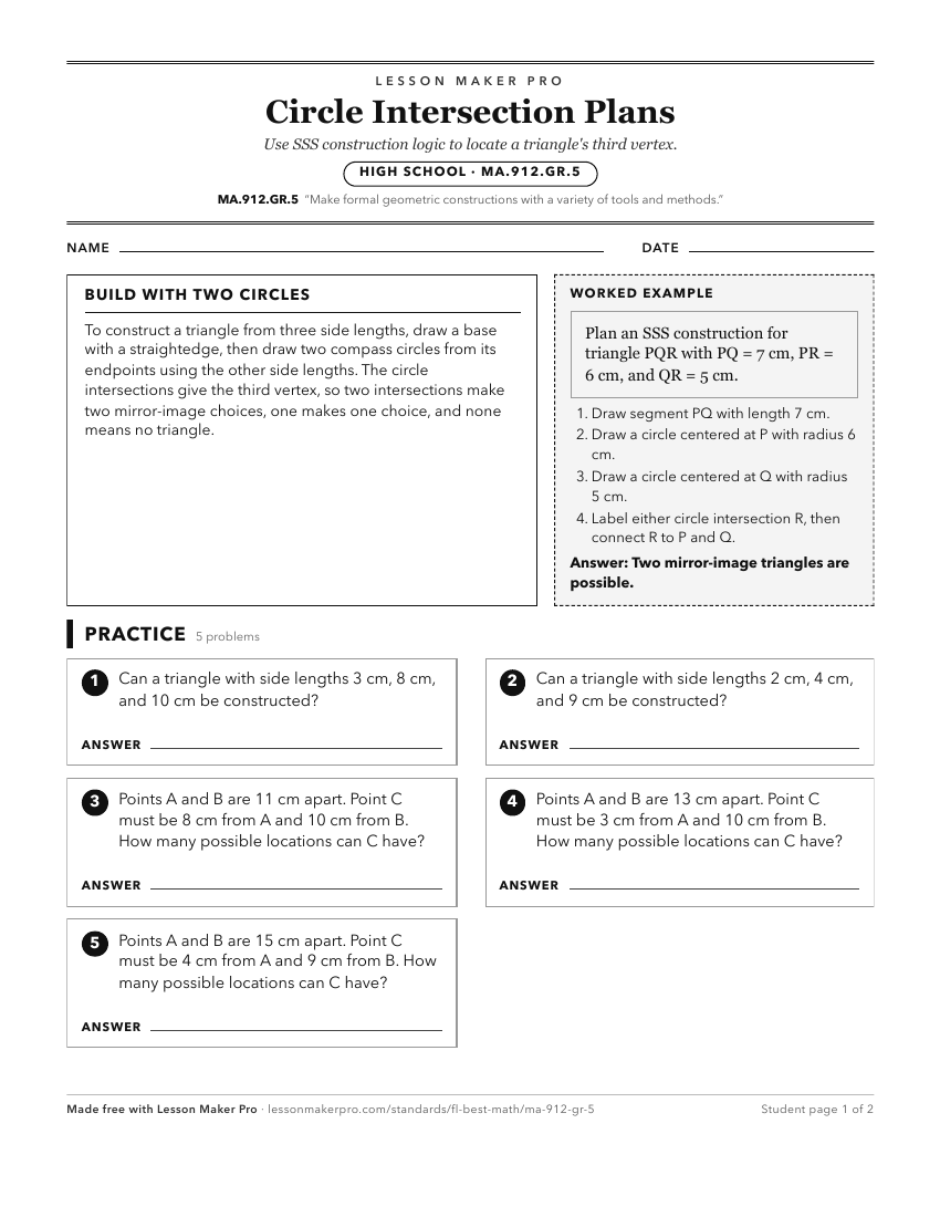 Preview of the MA.912.GR.5 printable worksheet