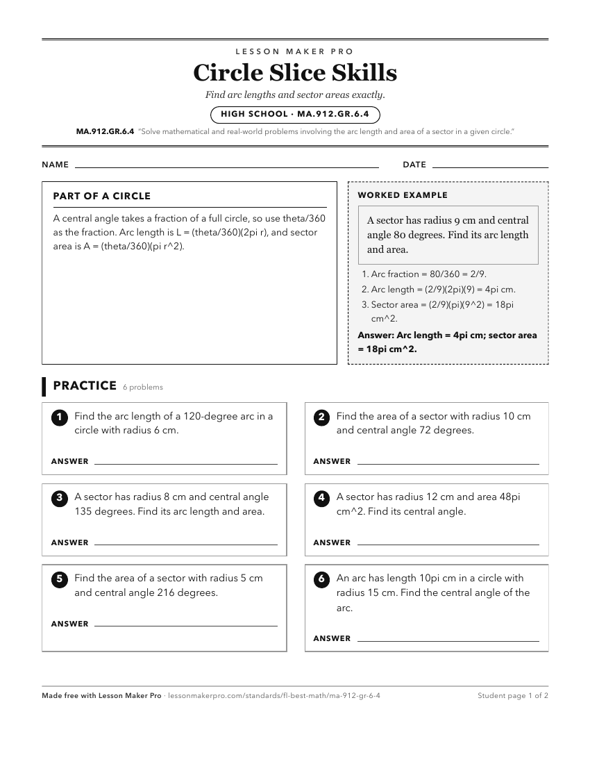 Preview of the MA.912.GR.6.4 printable worksheet