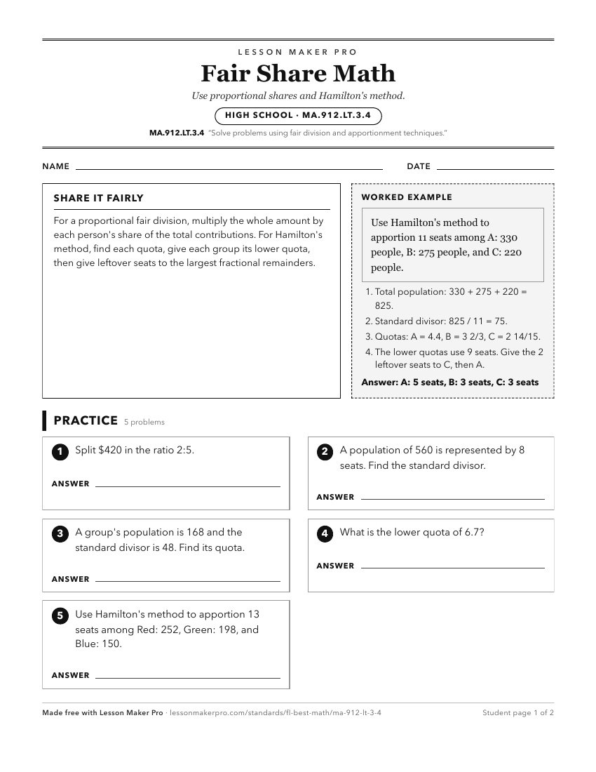 Preview of the MA.912.LT.3.4 printable worksheet