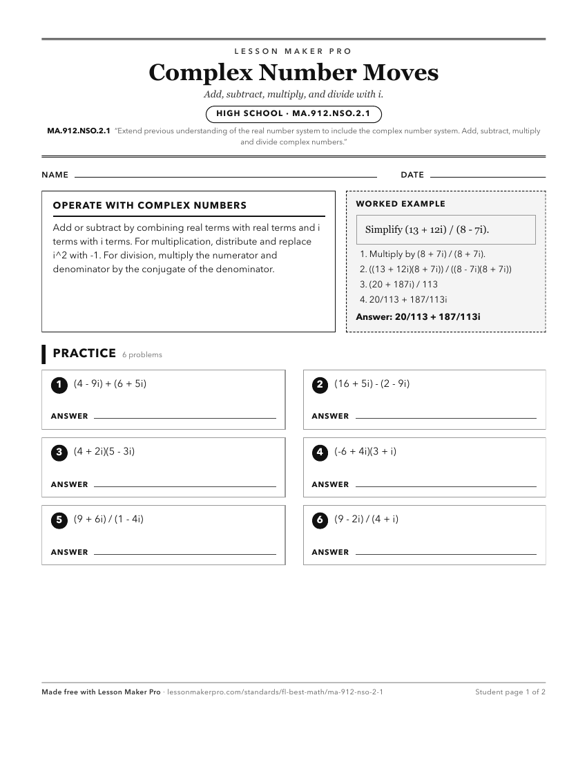 Preview of the MA.912.NSO.2.1 printable worksheet
