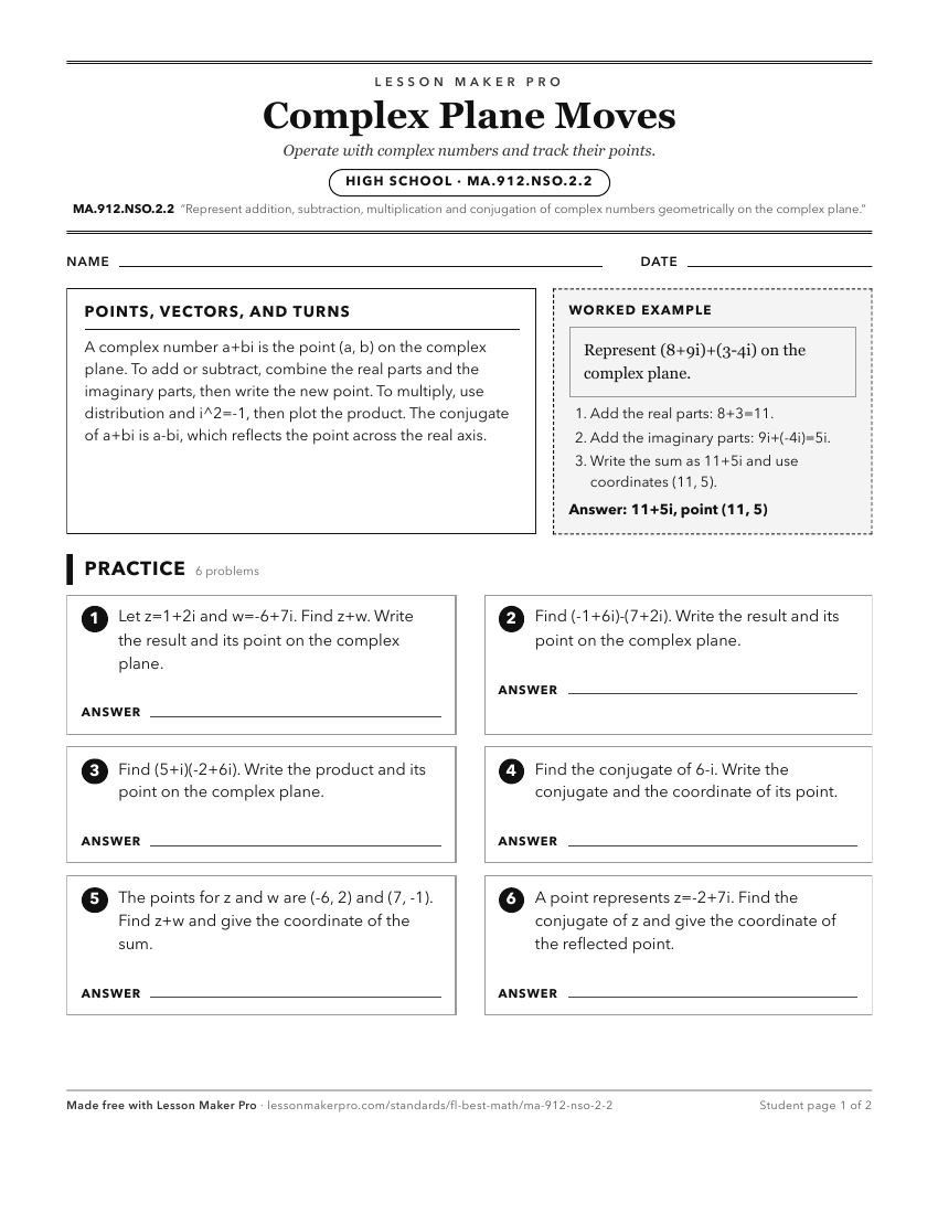 Preview of the MA.912.NSO.2.2 printable worksheet