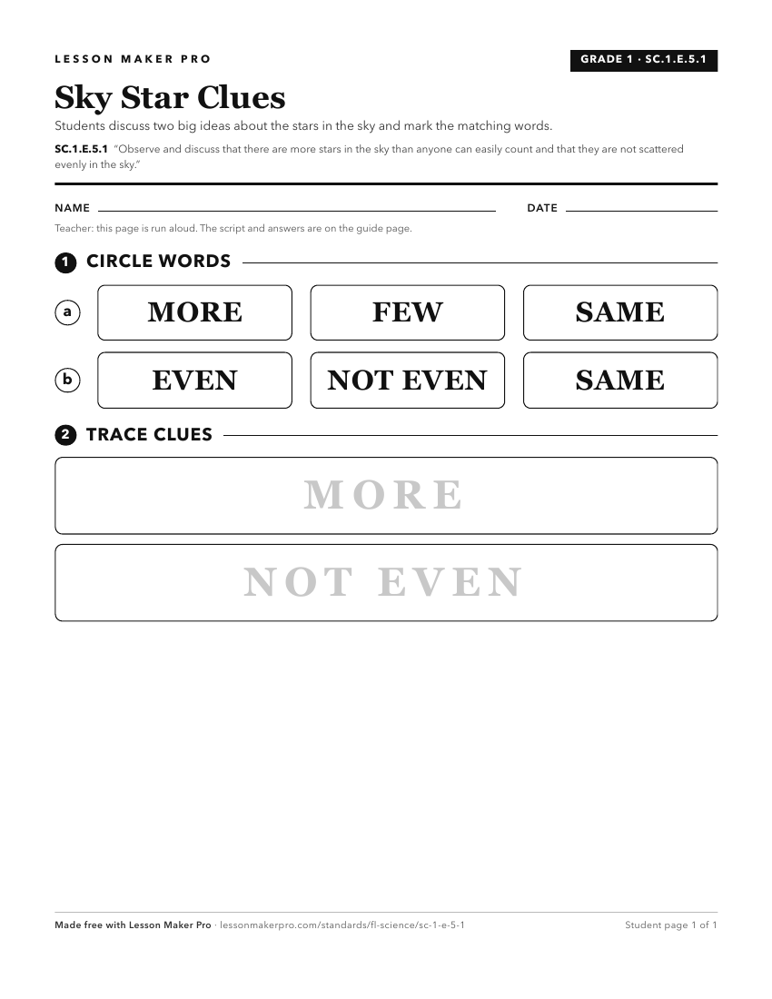Preview of the SC.1.E.5.1 printable worksheet