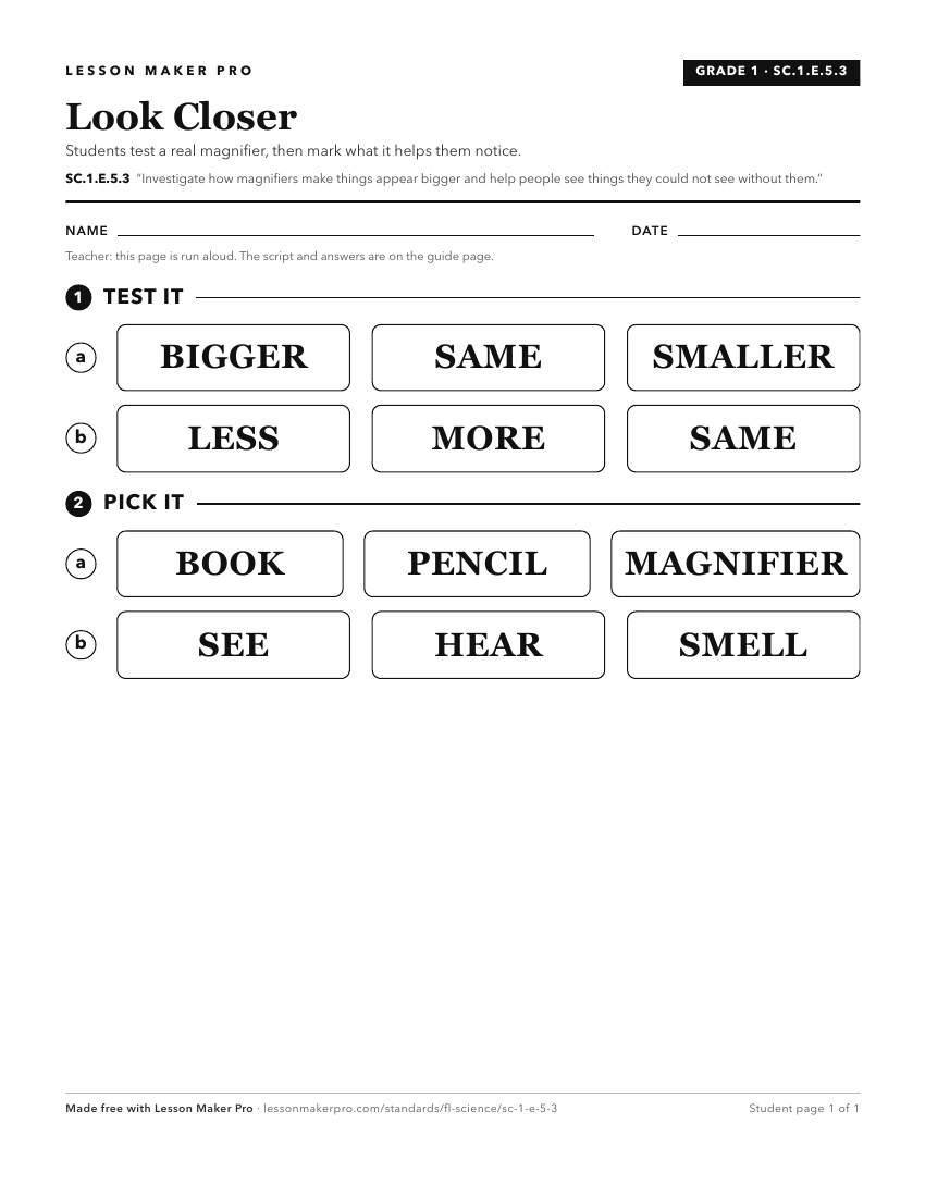 Preview of the SC.1.E.5.3 printable worksheet