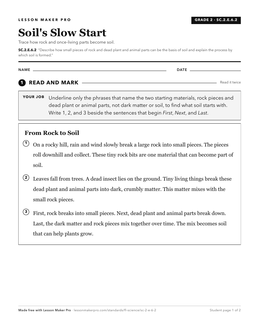 Preview of the SC.2.E.6.2 printable worksheet