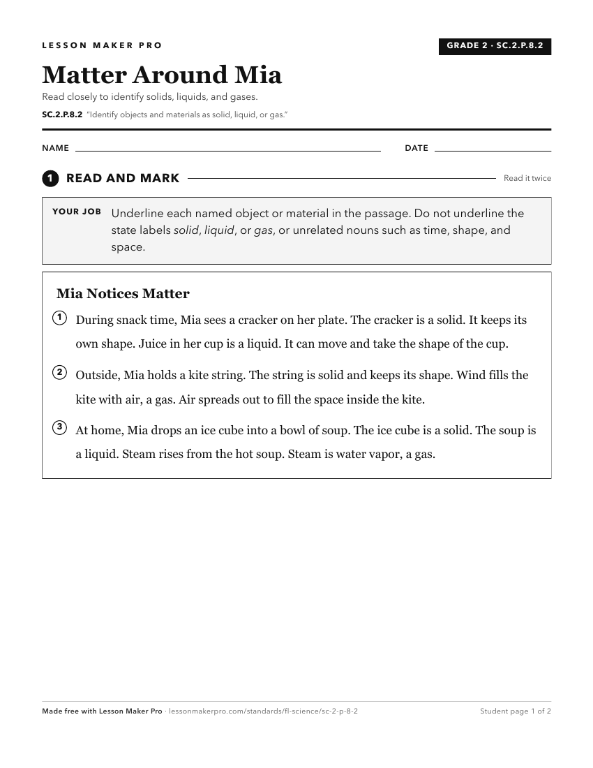 Preview of the SC.2.P.8.2 printable worksheet