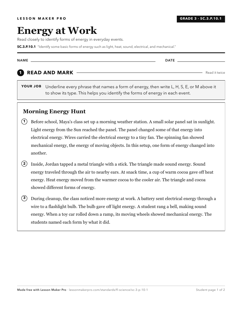 Preview of the SC.3.P.10.1 printable worksheet