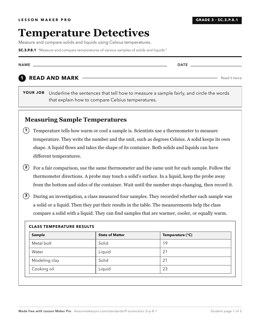 Preview of the SC.3.P.8.1 printable worksheet