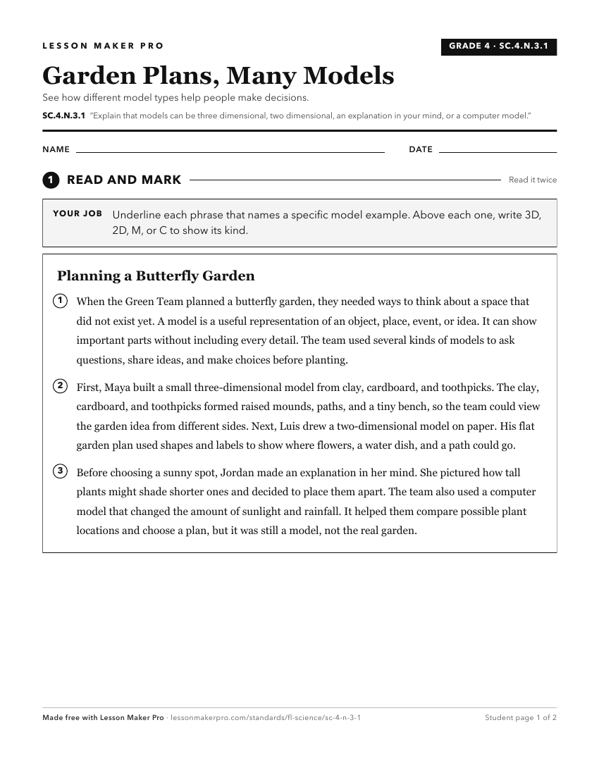 Preview of the SC.4.N.3.1 printable worksheet