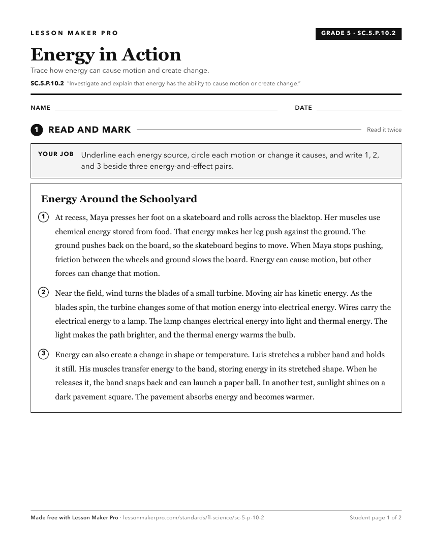 Preview of the SC.5.P.10.2 printable worksheet