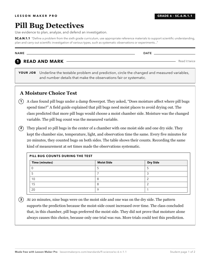 Preview of the SC.6.N.1.1 printable worksheet