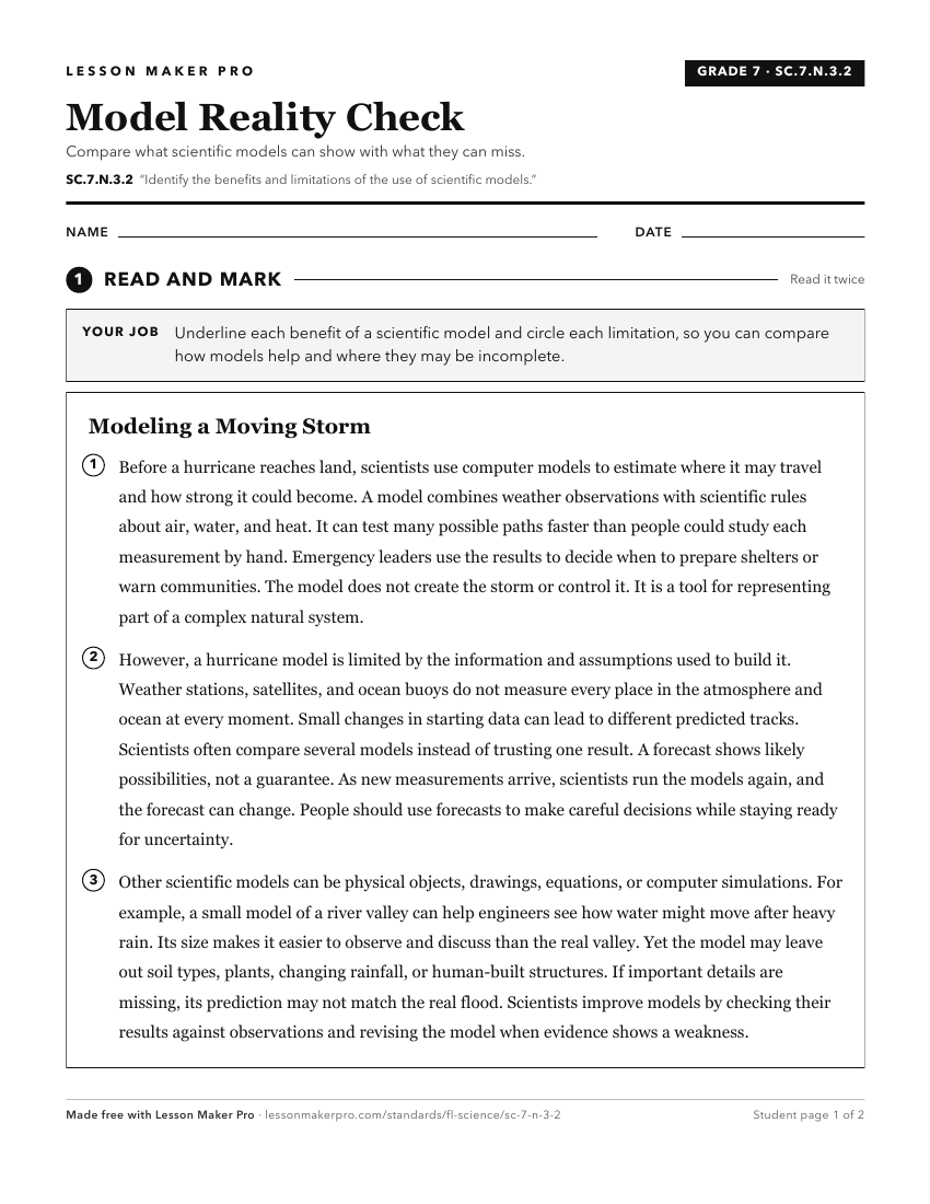 Preview of the SC.7.N.3.2 printable worksheet