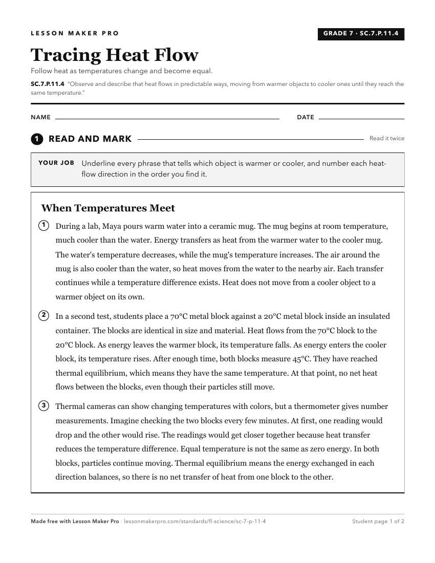 Preview of the SC.7.P.11.4 printable worksheet