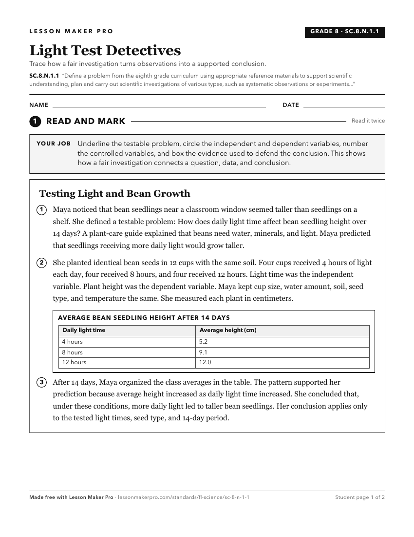 Preview of the SC.8.N.1.1 printable worksheet