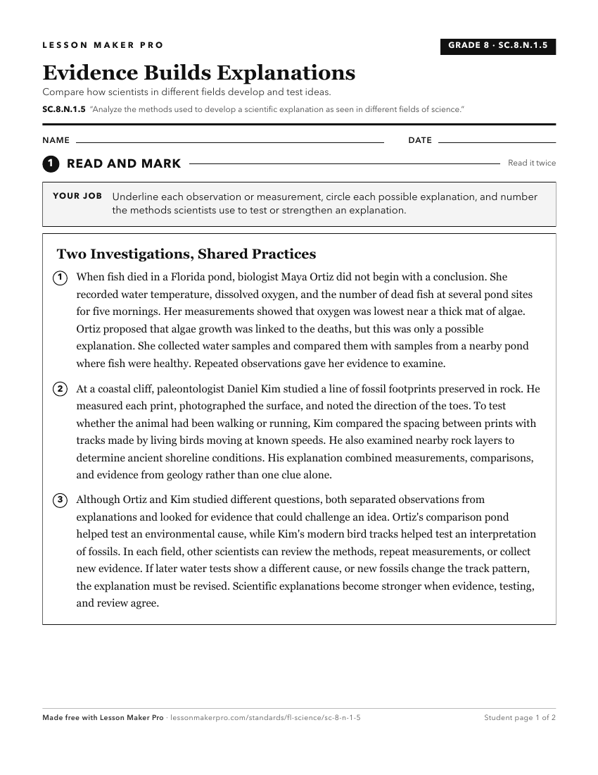 Preview of the SC.8.N.1.5 printable worksheet