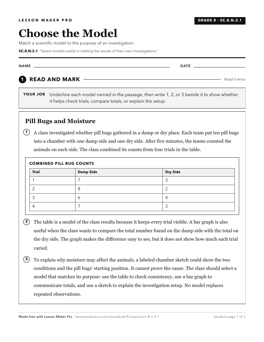 Preview of the SC.8.N.3.1 printable worksheet