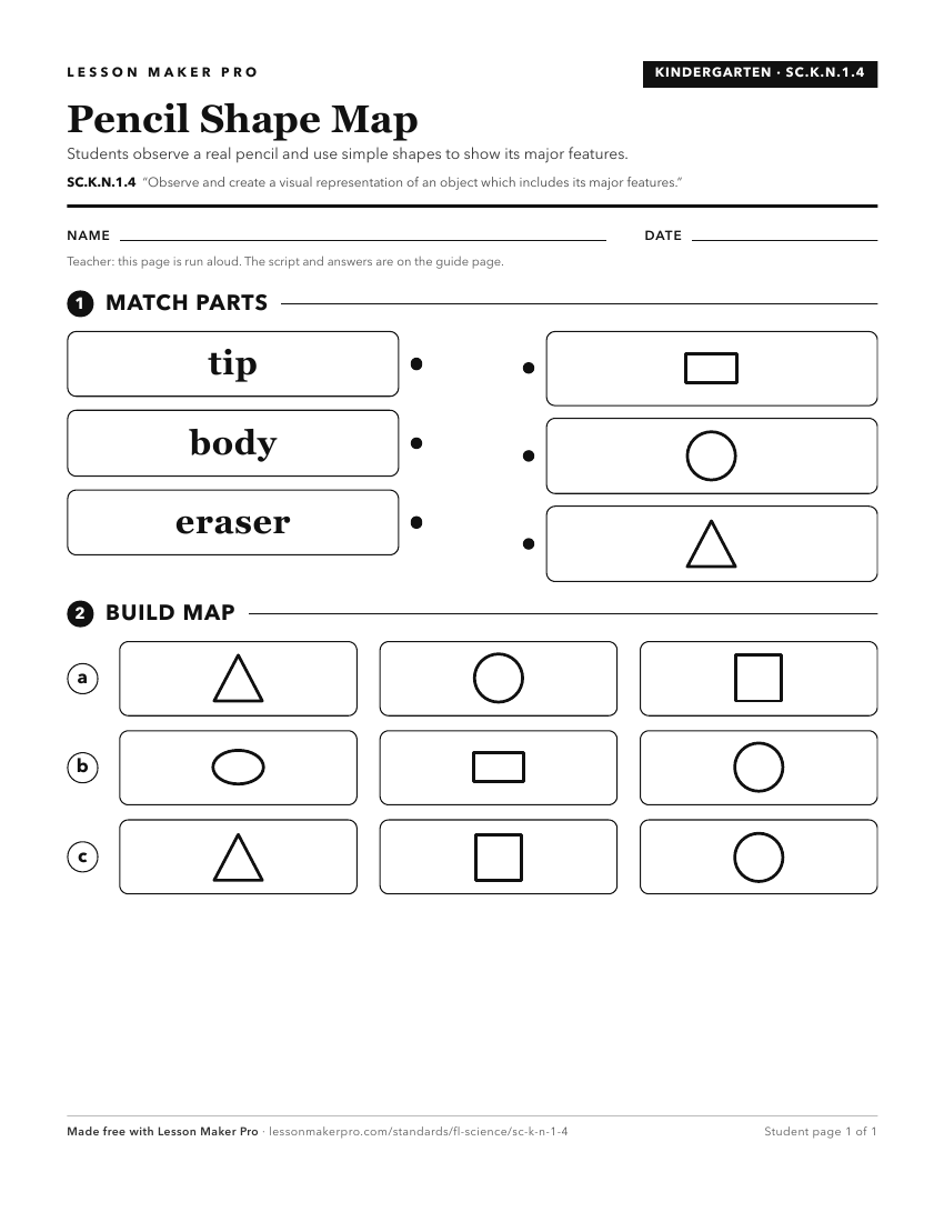 Preview of the SC.K.N.1.4 printable worksheet