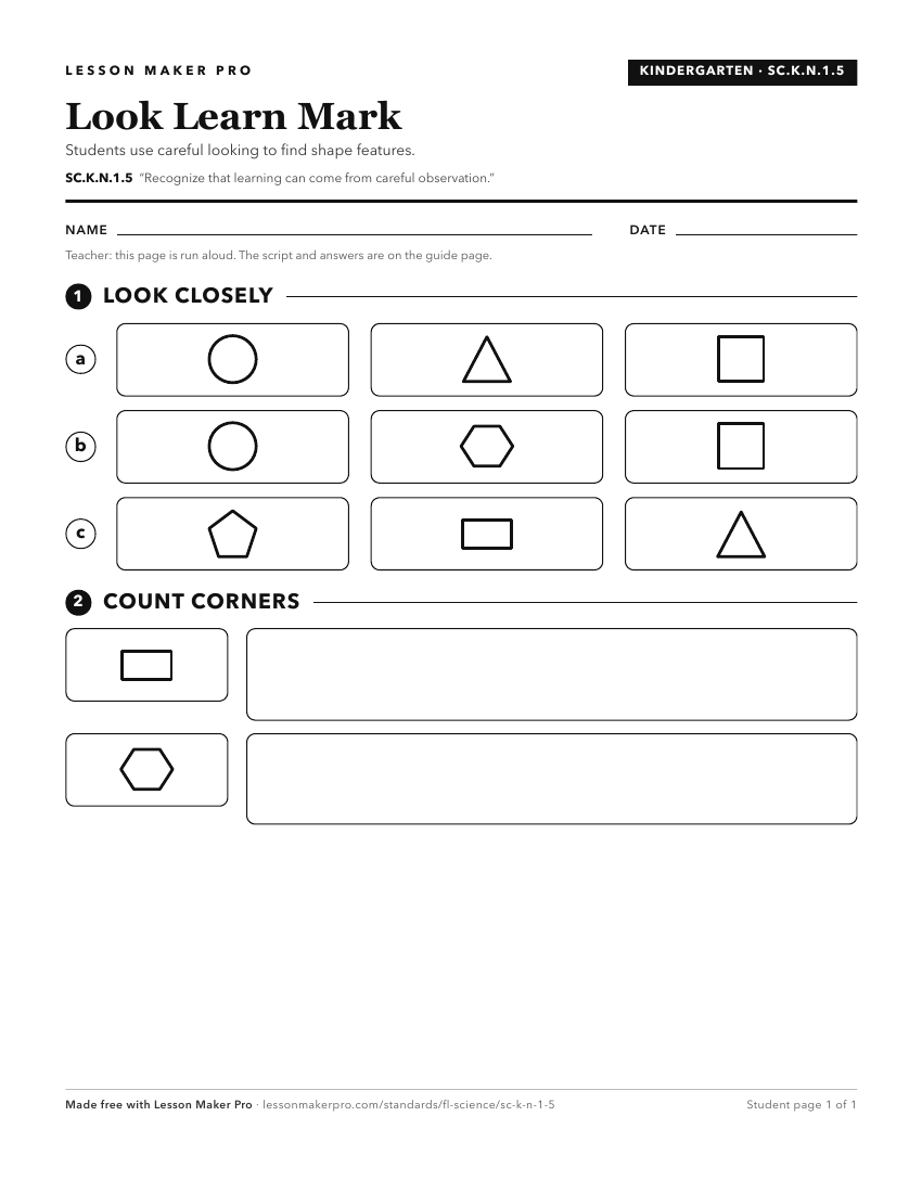 Preview of the SC.K.N.1.5 printable worksheet
