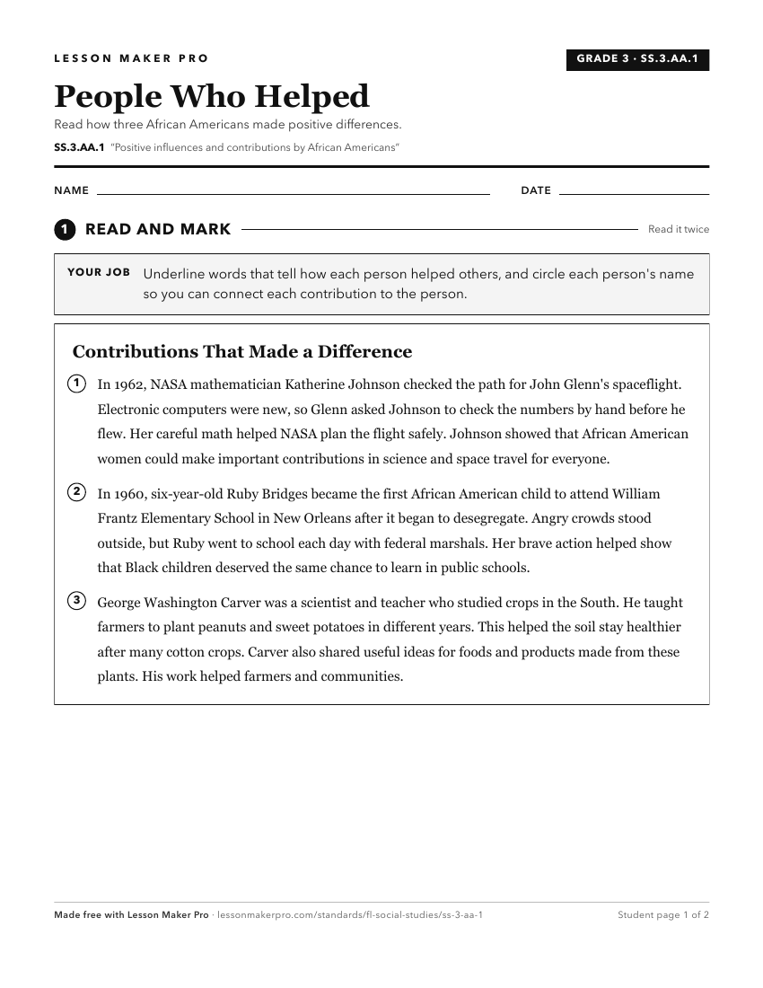 Preview of the SS.3.AA.1 printable worksheet