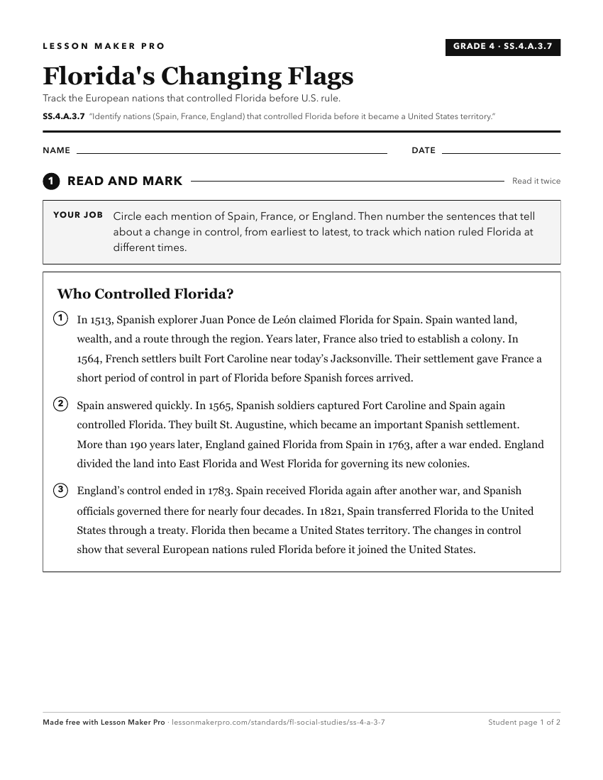 Preview of the SS.4.A.3.7 printable worksheet