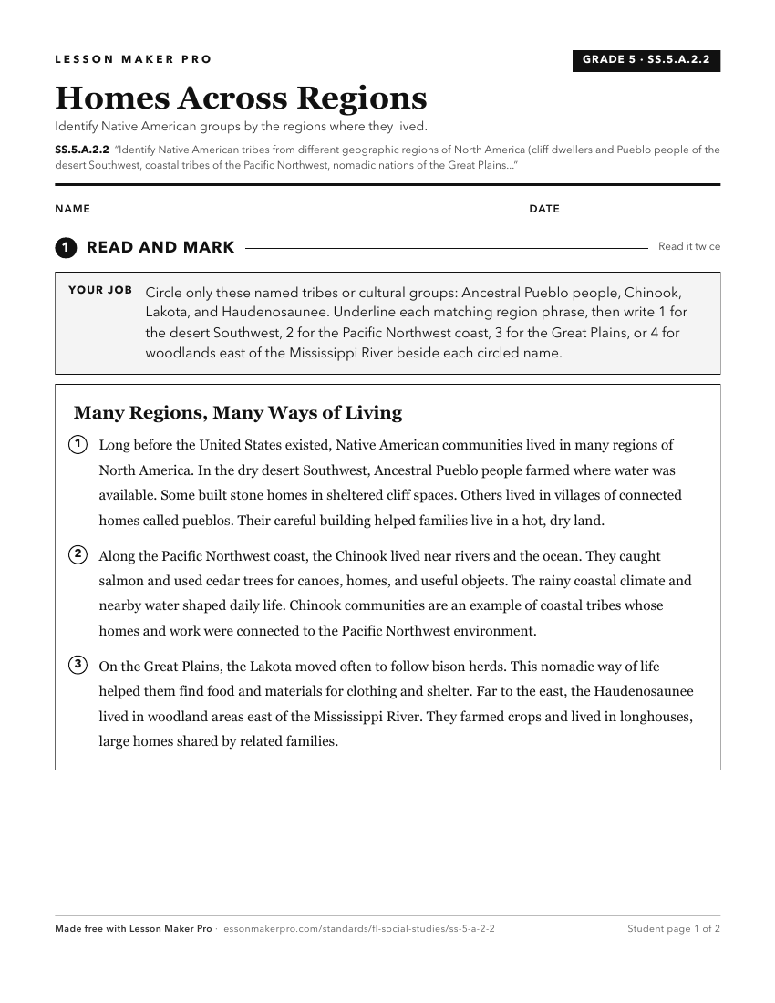 Preview of the SS.5.A.2.2 printable worksheet