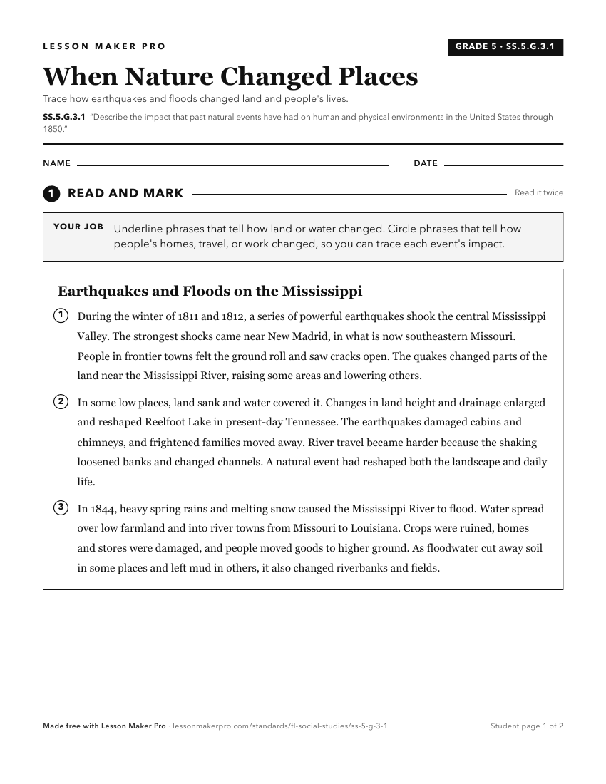 Preview of the SS.5.G.3.1 printable worksheet