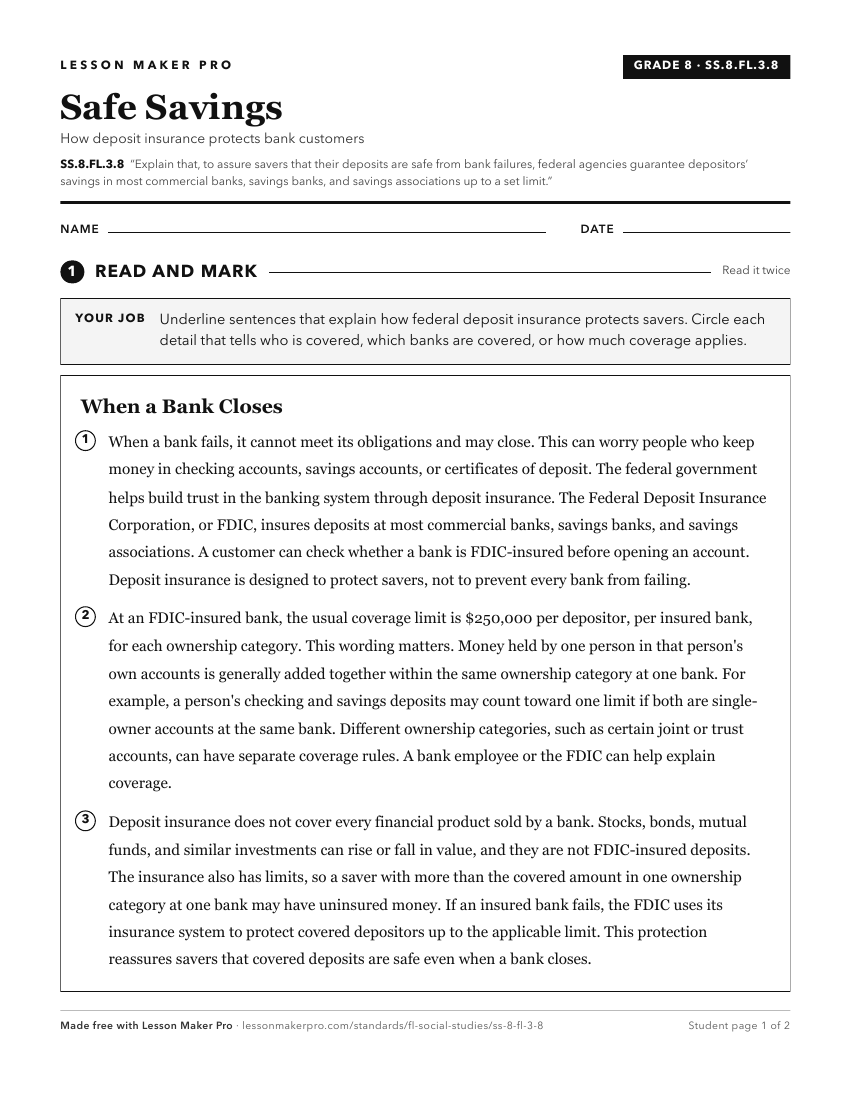 Preview of the SS.8.FL.3.8 printable worksheet