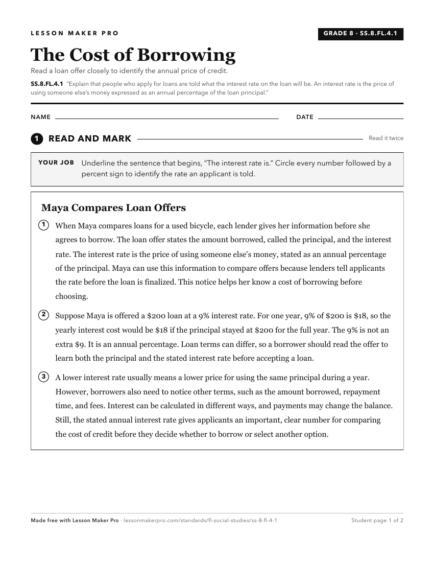 Preview of the SS.8.FL.4.1 printable worksheet