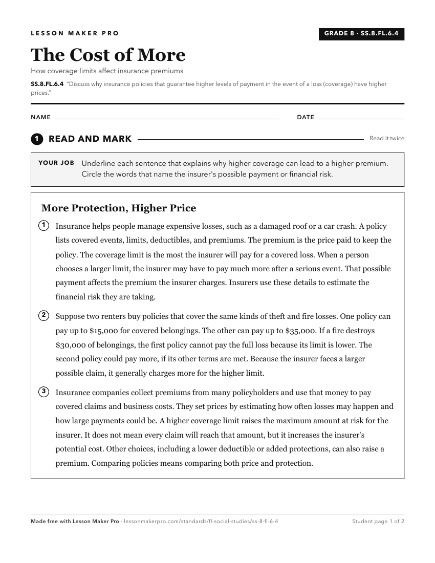 Preview of the SS.8.FL.6.4 printable worksheet