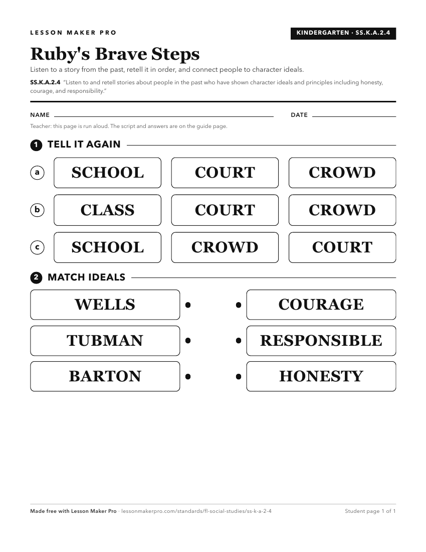 Preview of the SS.K.A.2.4 printable worksheet