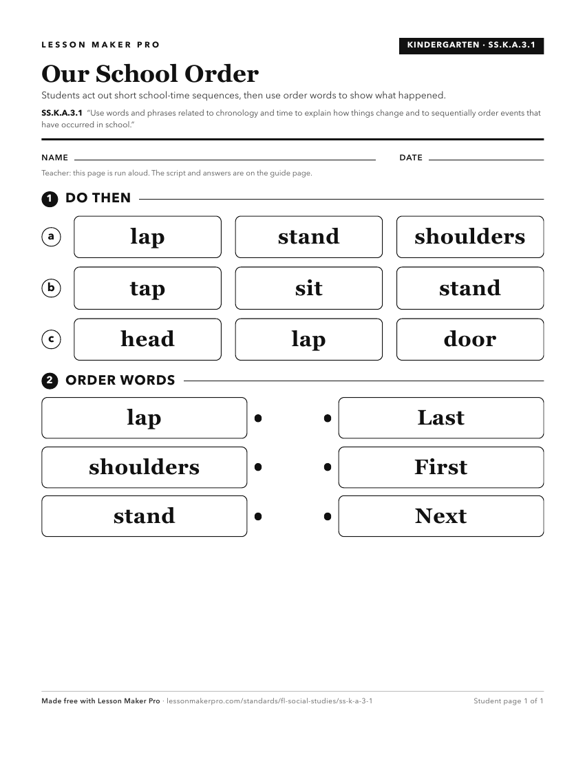 Preview of the SS.K.A.3.1 printable worksheet