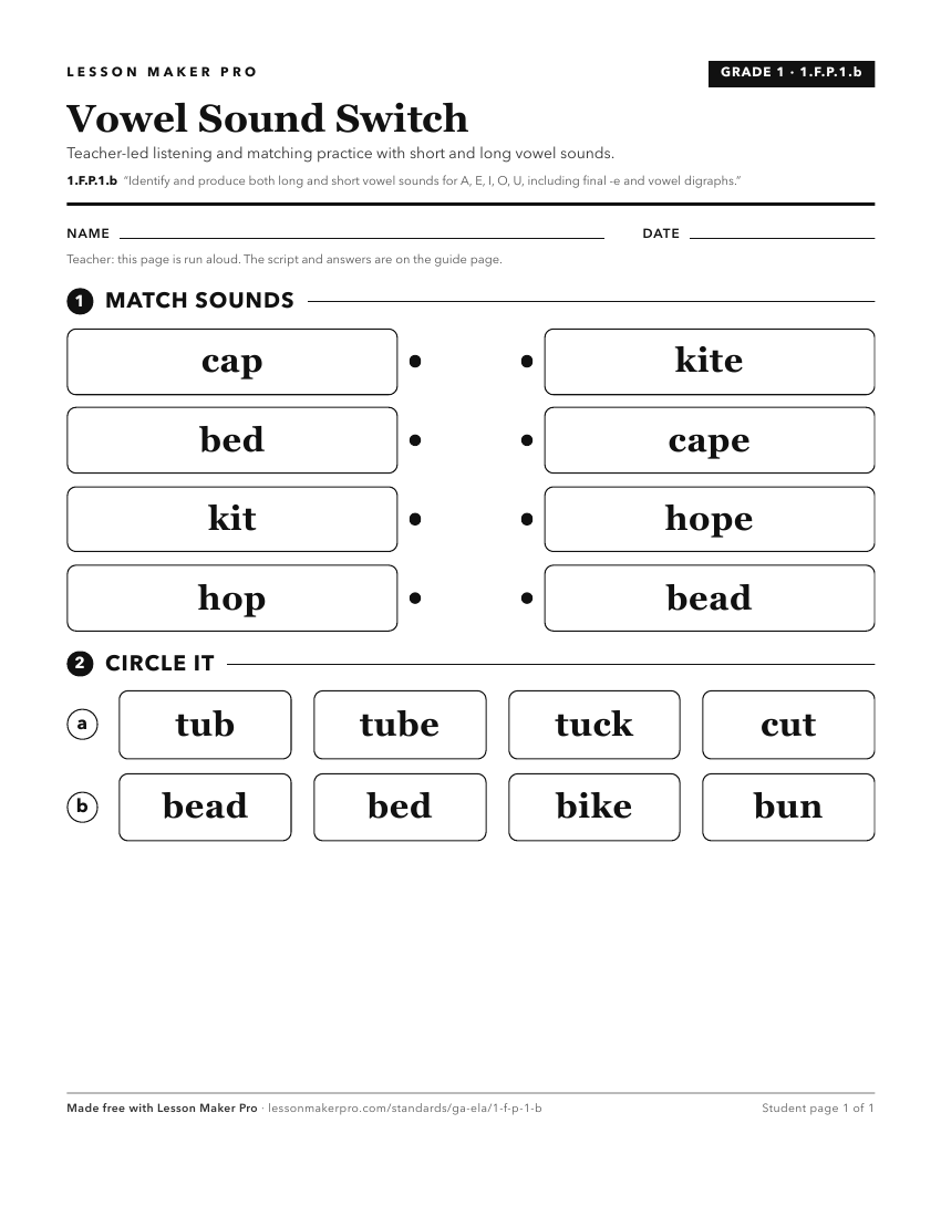 Preview of the 1.F.P.1.b printable worksheet