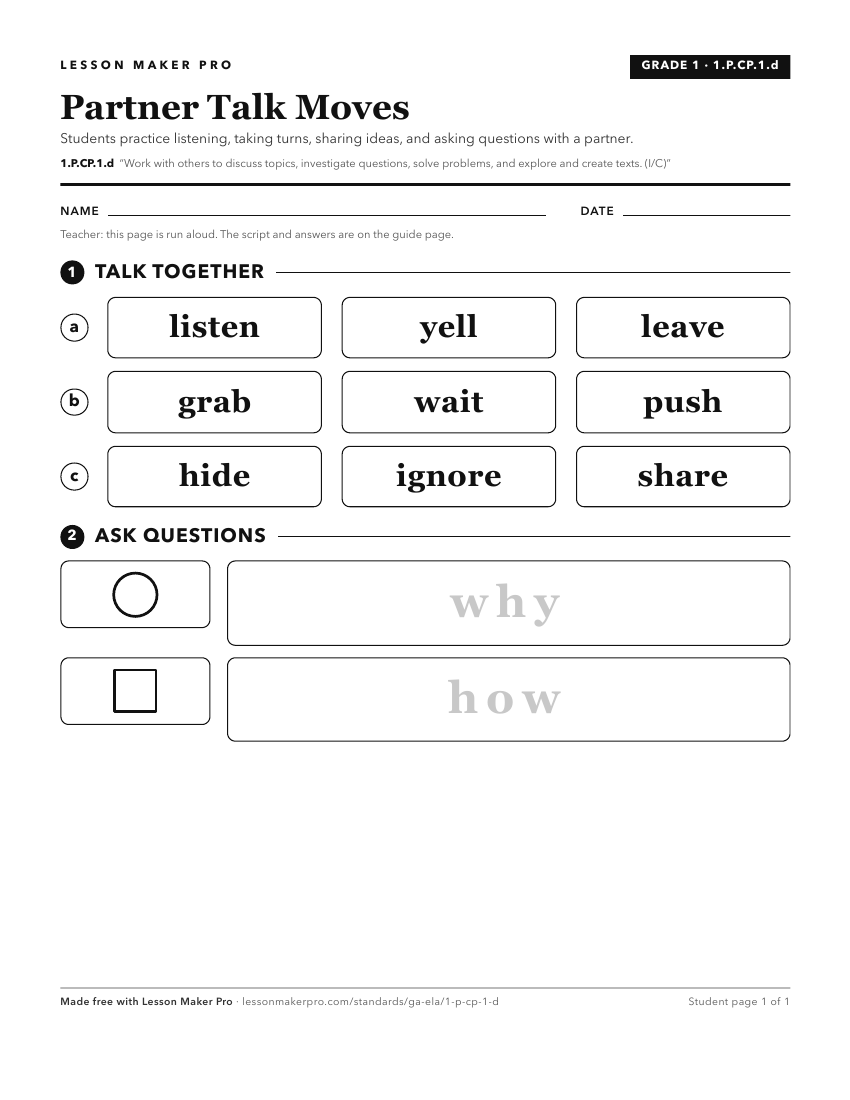 Preview of the 1.P.CP.1.d printable worksheet