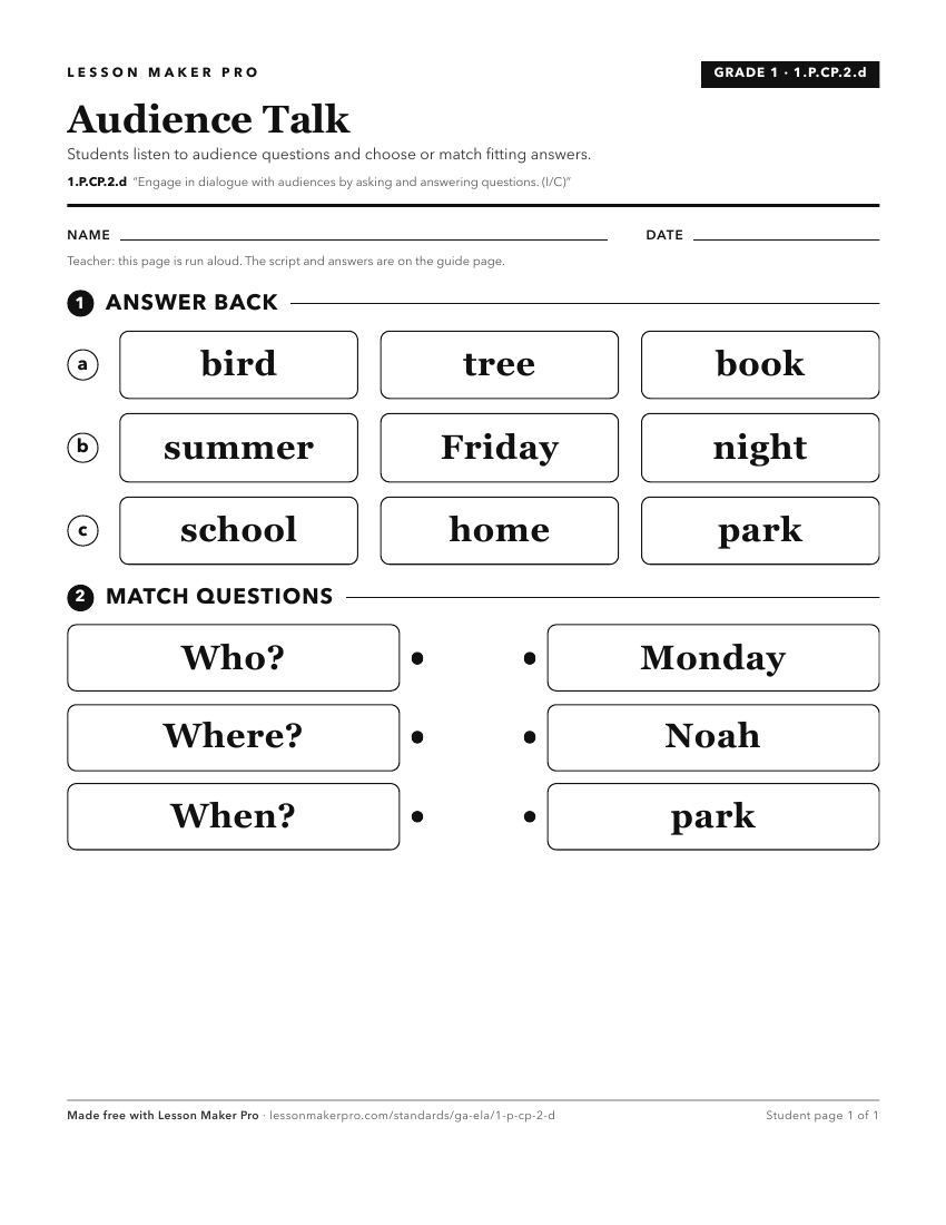 Preview of the 1.P.CP.2.d printable worksheet