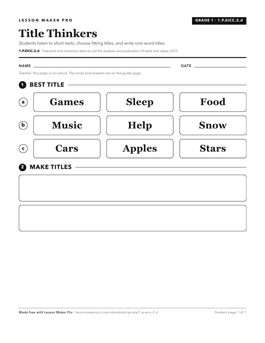 Preview of the 1.P.EICC.2.d printable worksheet