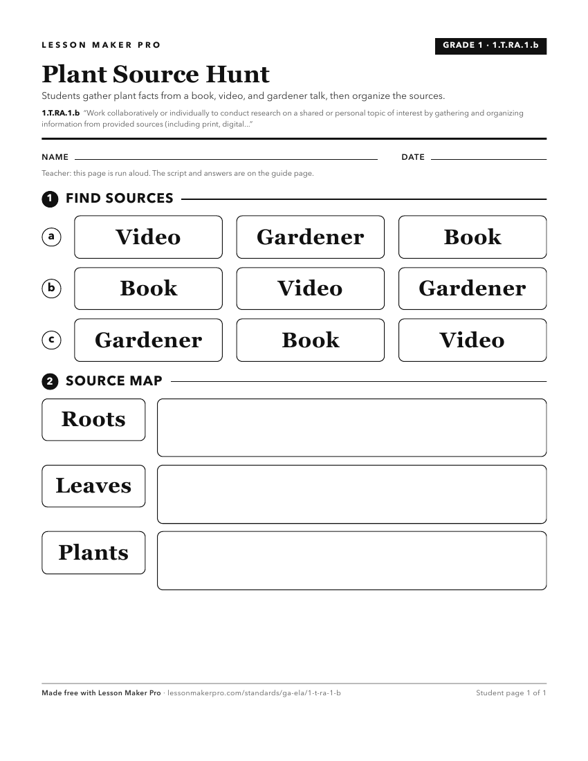 Preview of the 1.T.RA.1.b printable worksheet