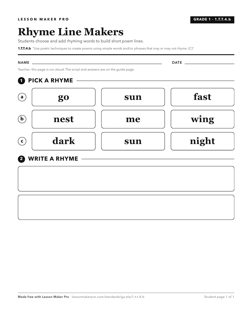 Preview of the 1.T.T.4.b printable worksheet