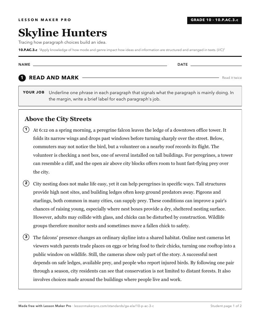 Preview of the 10.P.AC.3.c printable worksheet