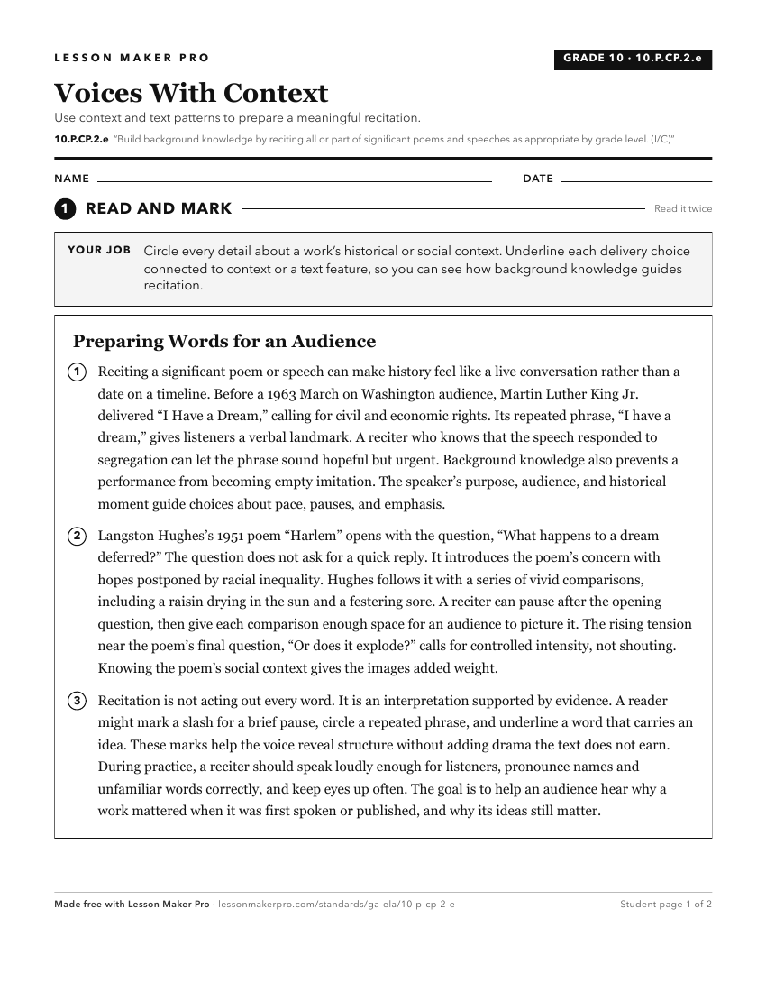 Preview of the 10.P.CP.2.e printable worksheet
