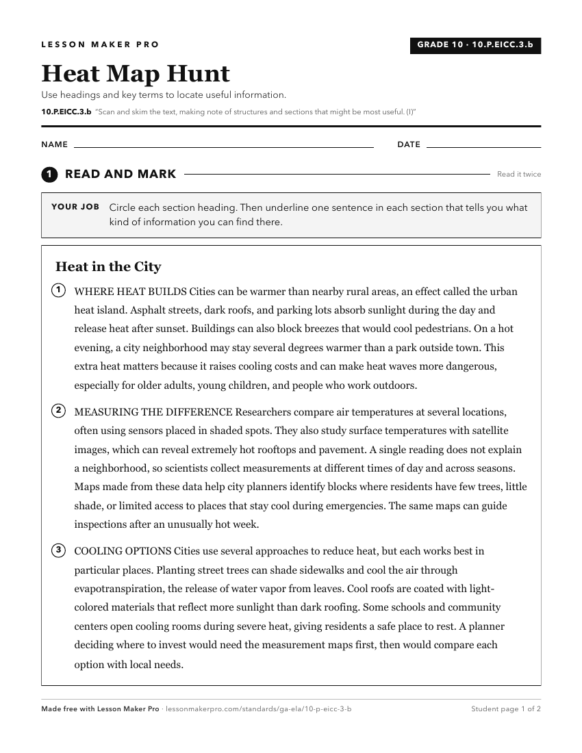 Preview of the 10.P.EICC.3.b printable worksheet