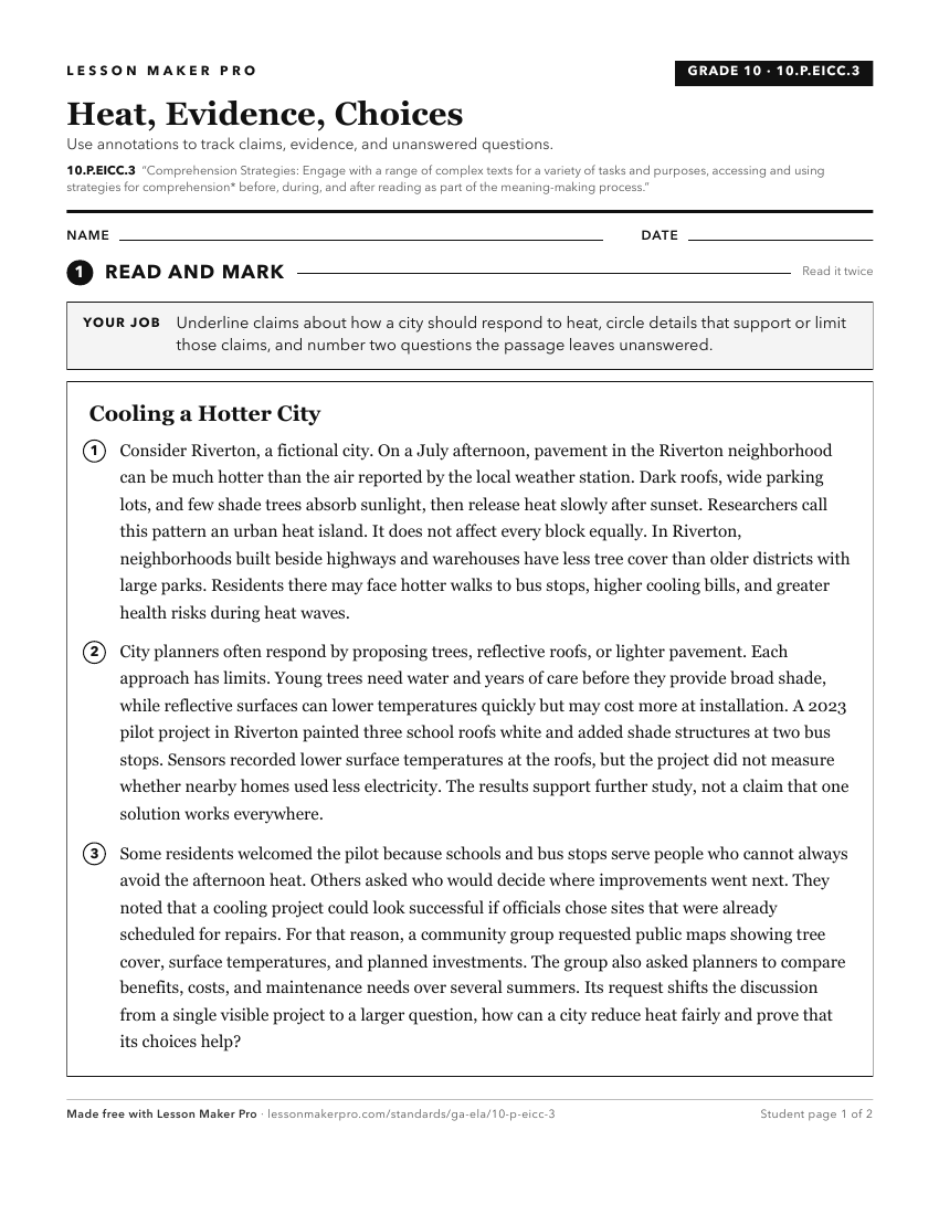 Preview of the 10.P.EICC.3 printable worksheet