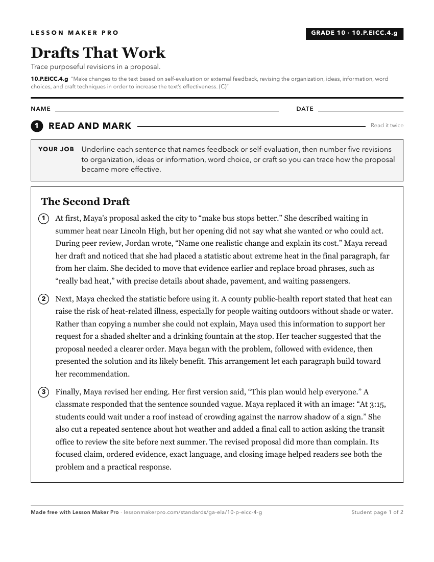 Preview of the 10.P.EICC.4.g printable worksheet