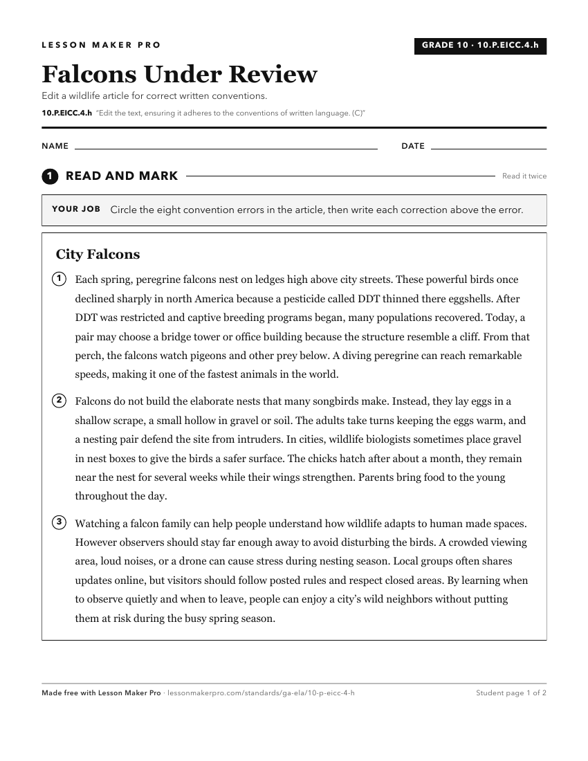 Preview of the 10.P.EICC.4.h printable worksheet