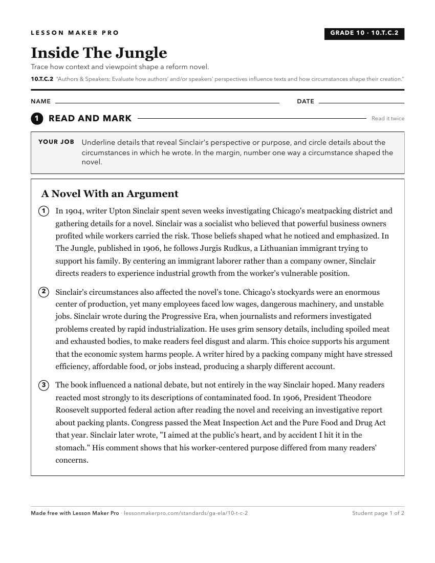 Preview of the 10.T.C.2 printable worksheet