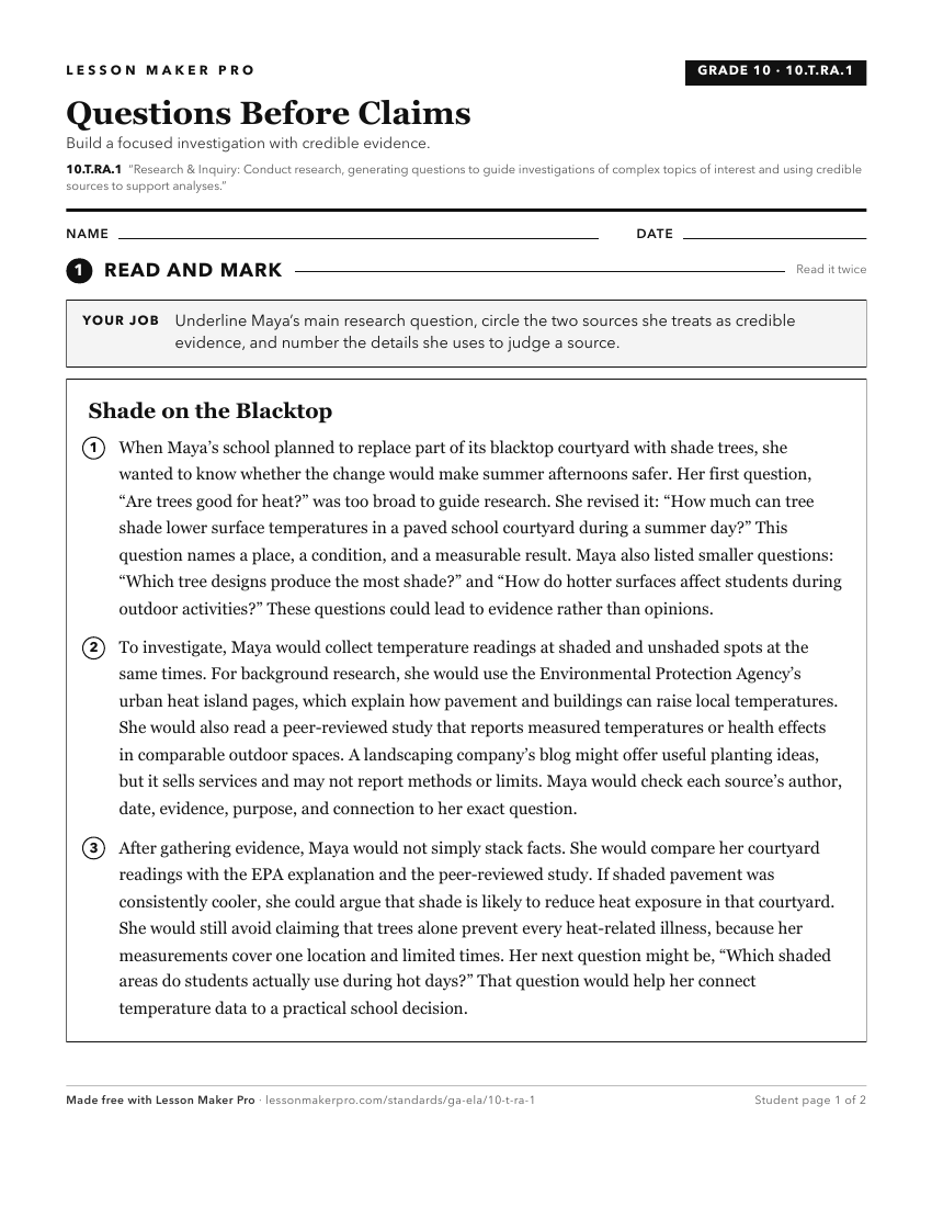 Preview of the 10.T.RA.1 printable worksheet