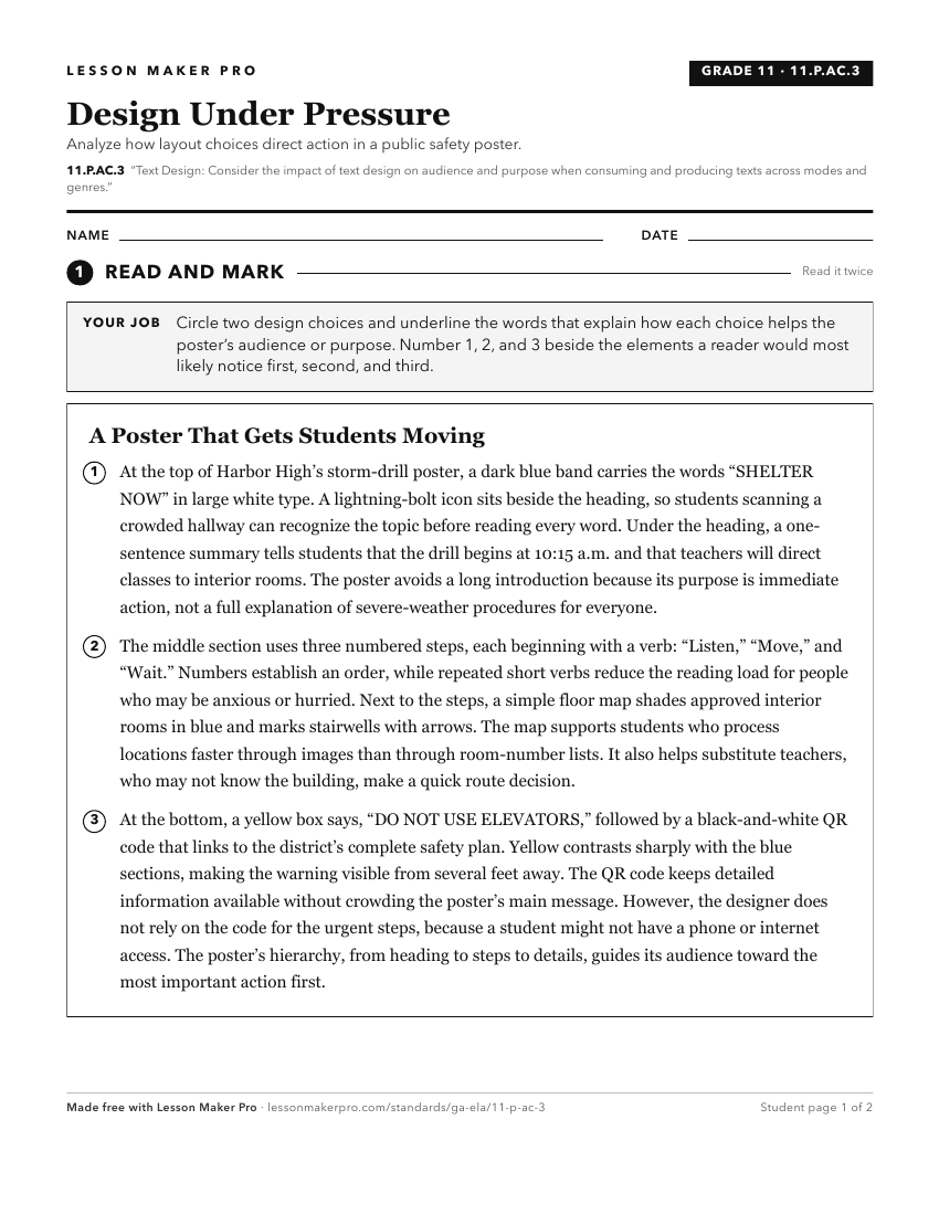 Preview of the 11.P.AC.3 printable worksheet