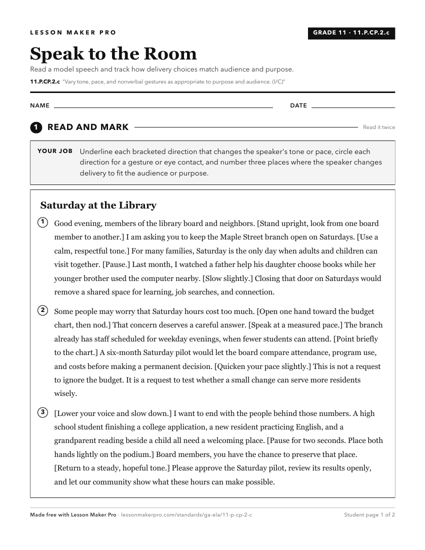 Preview of the 11.P.CP.2.c printable worksheet
